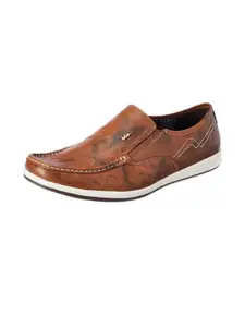 Lee Cooper Men Tan Formal Shoes