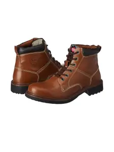 Lee Cooper Men Tan Formal Shoes