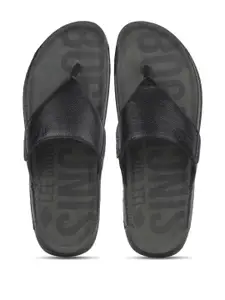 Lee Cooper Men Black Flip Flops