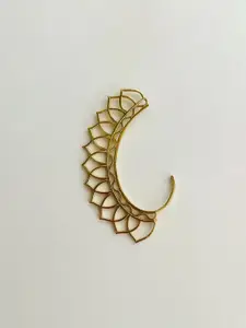 Sangria Gold Plated Leaf Style Ear Cuff