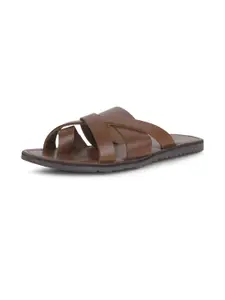 Lee Cooper Men Tan Flip Flops