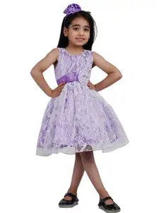 Shahina Fashion Girls Net Knee Length Princess Dress