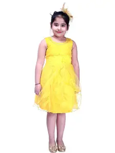 Shahina Fashion Girls Satin Party Dress