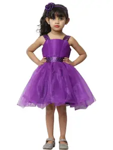 Shahina Fashion Girls Satin Party Wear Dress