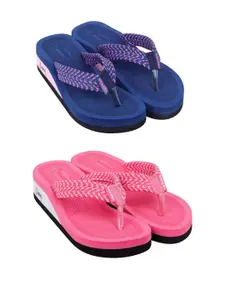 DASHNY Peach Rubber Flip Flops