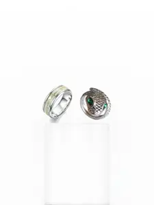 Dynamic Retail Global Men Silver Ring