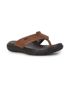 Lee Cooper Men Tan Flip Flops