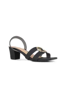 Inc 5 Women Open Toe Block Sandals with Buckle