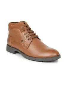 Lee Cooper Men Tan Formal Shoes