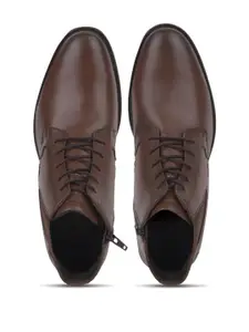 Lee Cooper Men Brown Formal Shoes
