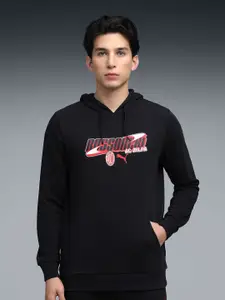 Puma ACM Football Culture Men Regular Fit Graphic Printed Ribbed Pullover Cotton Hoodie