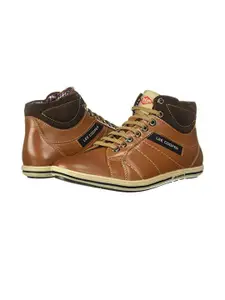 Lee Cooper Men Tan Formal Shoes