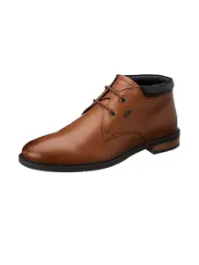 Lee Cooper Men Tan Formal Shoes