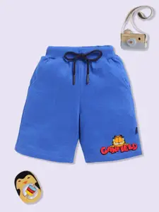 YK X Minute Mirth Boys Printed Cotton Shorts