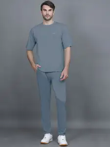 GODFREY Men Round Neck Mid-Rise Tracksuit