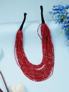 Bamboo Tree Jewels Artificial Beaded Necklace