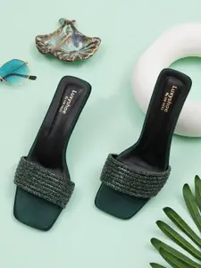 LUXY SHOE Women Embellished Stiletto Gladiators