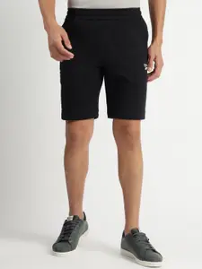 Reebok Men Brand Logo Printed Mid Rise Knee Length Regular Shorts