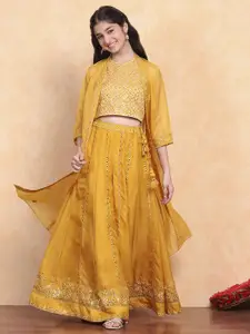 Biba Girls Printed Top with Skirt