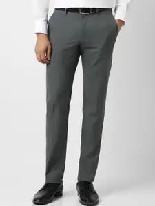 Van Heusen Men Mid-Rise Slim Fit Trousers