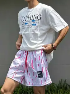 StyleCast Men Printed High-Rise Regular Fit Short