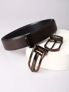 Van Heusen Men Textured Leather Casual Belt