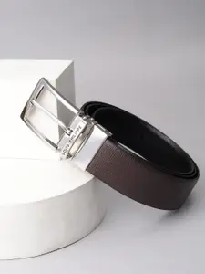 Louis Philippe Men Textured Leather Formal Belt