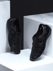 Monte Carlo Men Leather Shoe-Style Sandals