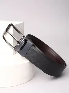Van Heusen Men Textured Leather Formal Belt