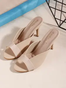 DressBerry Women Open Toe Slim Peep Toes Heels