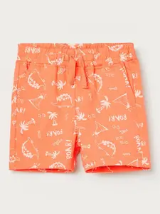 Juniors by Lifestyle Boy Printed Regular Fit Cotton Shorts