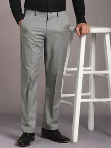 Louis Philippe Men Slim Fit Formal Trousers