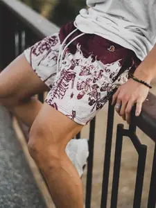 StyleCast Men Printed High-Rise Shorts