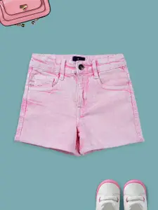 KiddoPanti Girls Rollup Denim Shorts