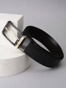 Louis Philippe Men Textured Leather Formal Belt