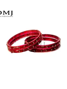 DMJ Red Brass  Bangle