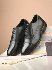 Valentino Men Leather Formal Derbys Shoes