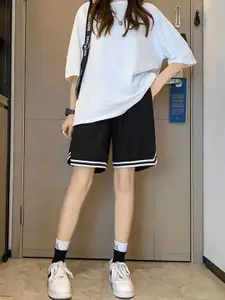 StyleCast Women Sportswear Regular Fit High-Rise Shorts