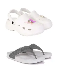 DRACKFOOT Women Pack Of 2 Flip Flops