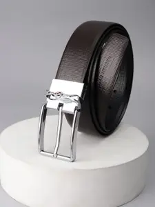 Van Heusen Men Textured Leather Belt