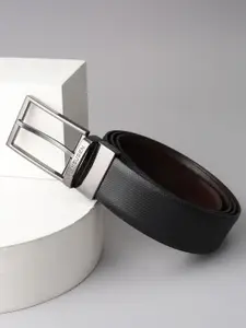 Van Heusen Men Textured Leather Formal Belt