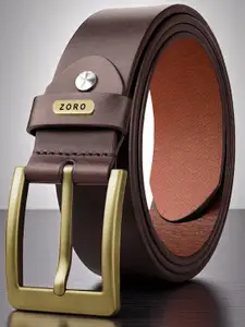 ZORO Men Solid Casual Leather Belt