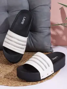 Lavie Embellished Flatform Heel Sandals