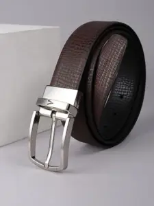 Van Heusen Men Textured Leather Formal Belt