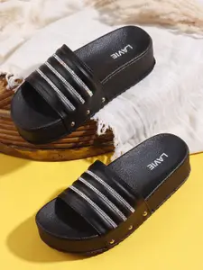 Lavie Women Embellished Regular Wedge Heel Sandals