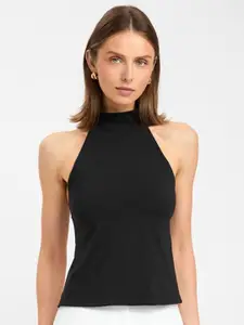 StyleCast x Revolte Halter Neck Tank Crop Top