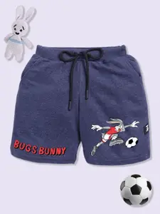 YK X Minute Mirth Boys Printed Cotton Shorts