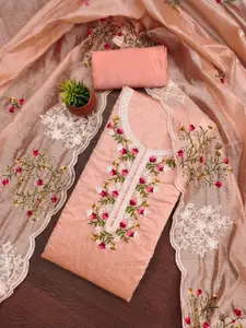 KALINI Embroidered Unstitched Dress Material