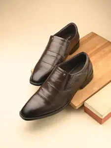 Valentino Men Leather Formal Slip-Ons