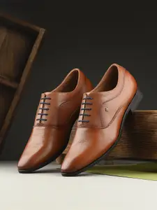 Valentino Men Textured Formal Oxford Shoes